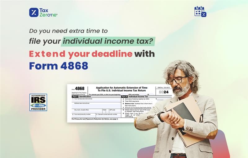 Do you need extra time to file your individual income tax? Extend your deadline with Form 4868 