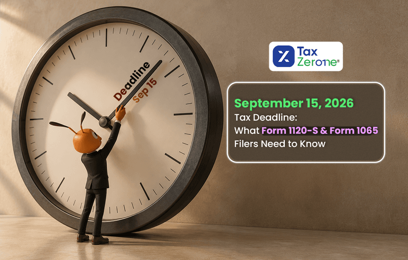 September 15, 2026 Tax Deadline: What Form 1120-S & Form 1065 Filers Need to Kno