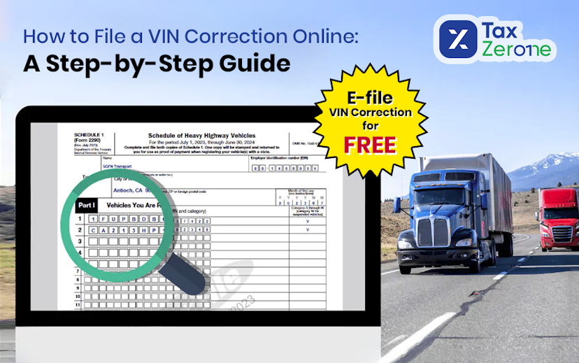 How to File a Form 2290 VIN Correction Online: A Step-by-Step Guide