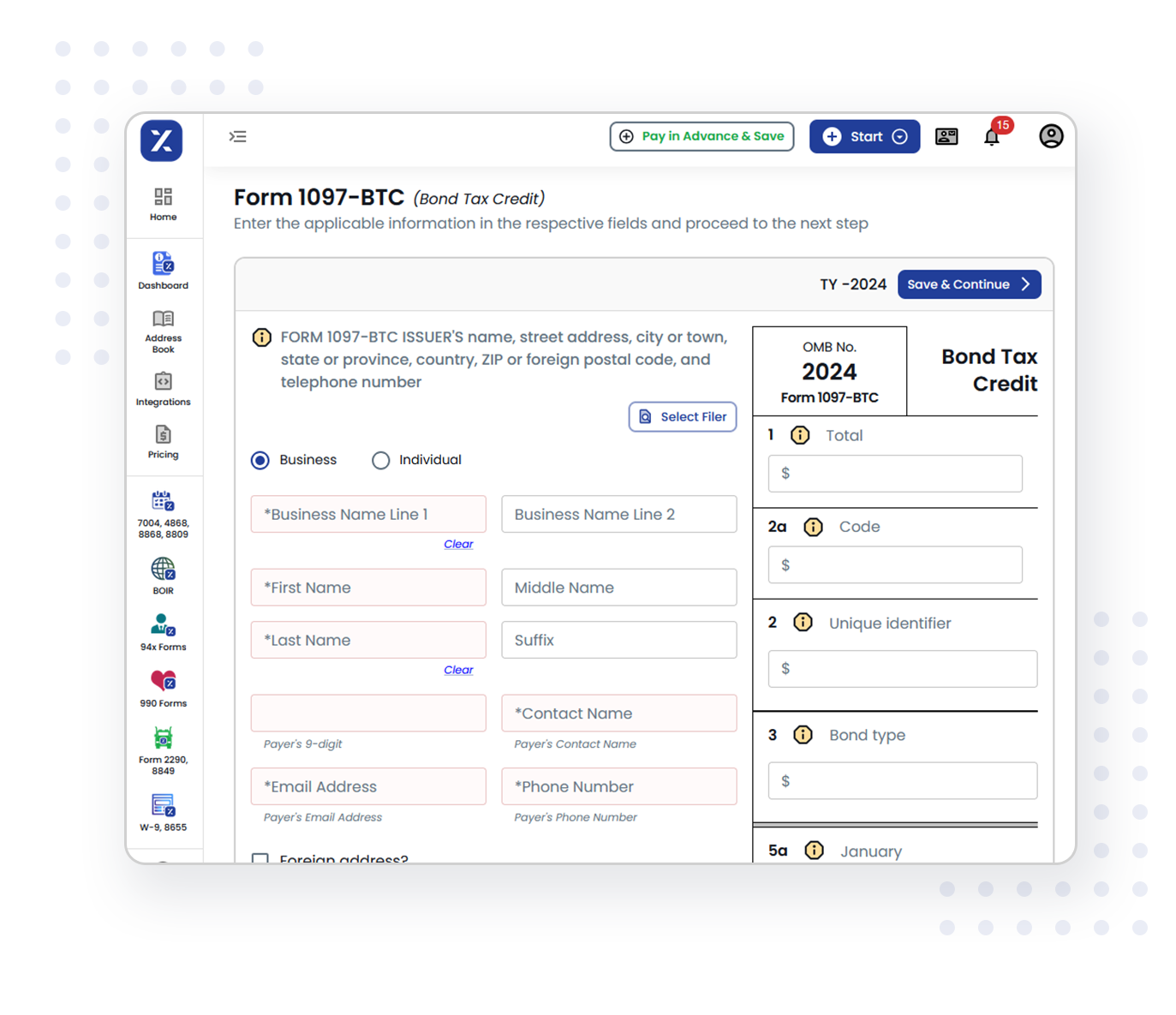 File Form 1097-BTC in just 3 simple steps