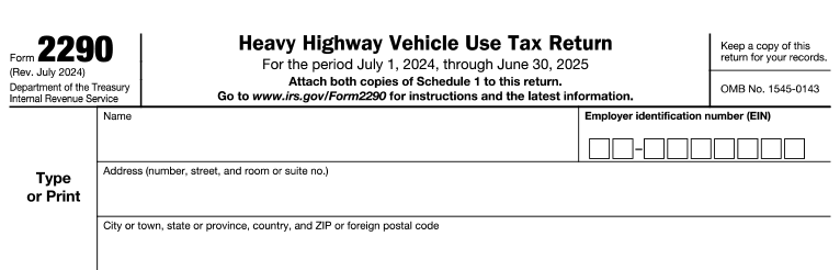 Form 2290 Instructions - How to fill out?