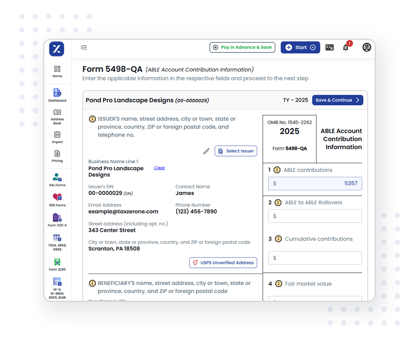 TaxZerone makes filing quick & secure—just 3 steps to get it done.