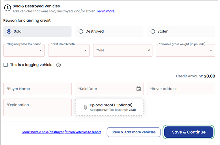 Step 5: Provide Refund Reason and Upload Documents