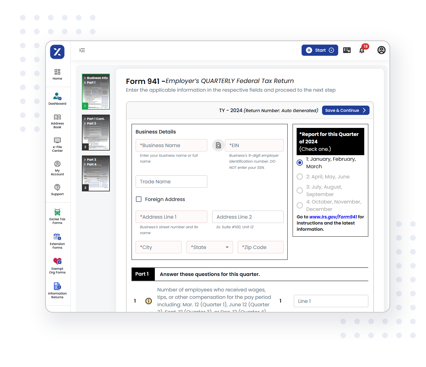 Complete Form 941 in 3 simple steps