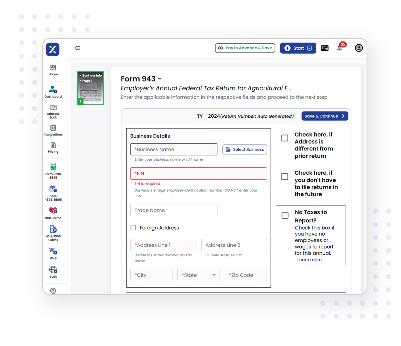 3 Simple Steps to E-file Form 943 for the 2024 Tax Year