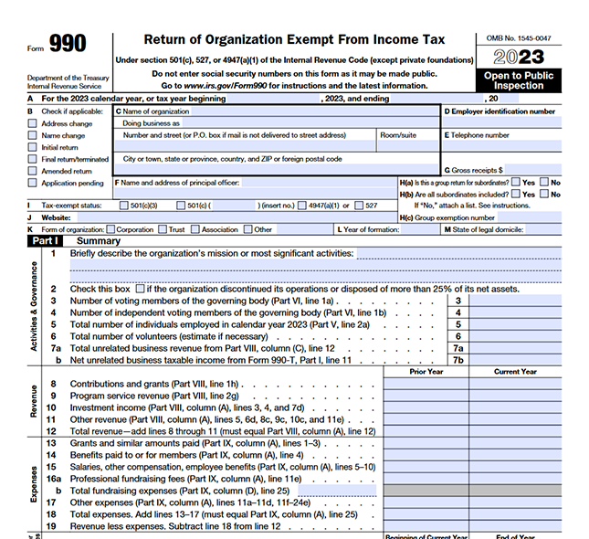 Form 990