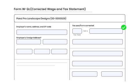 Common Use Cases W-2C