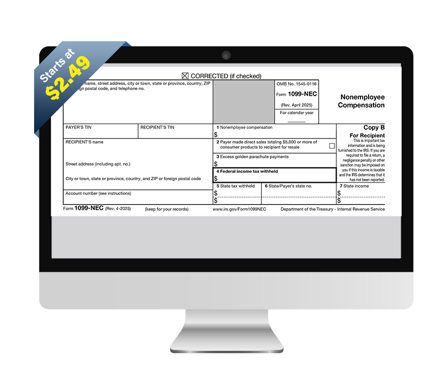 Streamline your Form 1099 corrections for the 2025 tax year