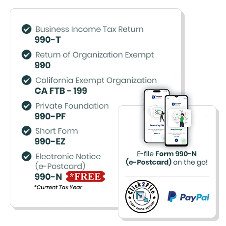 Exempt Org. Forms