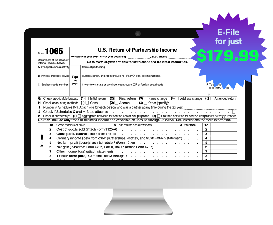 File IRS Form 1065 Online for the 2025 Tax Year
