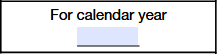Enter the calendar year