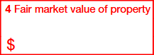 Form 1099-A-box-4-fair market value of property
