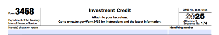 Form 3468-Investment Credit an attachment in Form 990-T