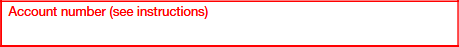  Account Number
