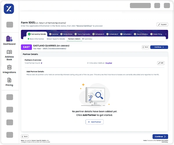 Add Partnership