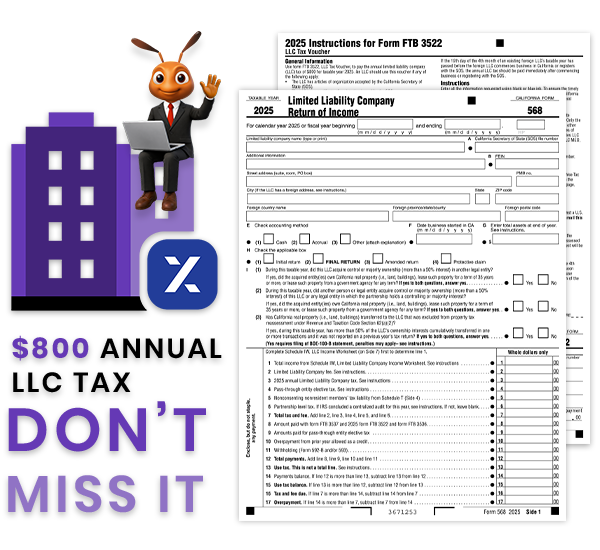 The $800 Annual LLC Tax — Don’t Miss It