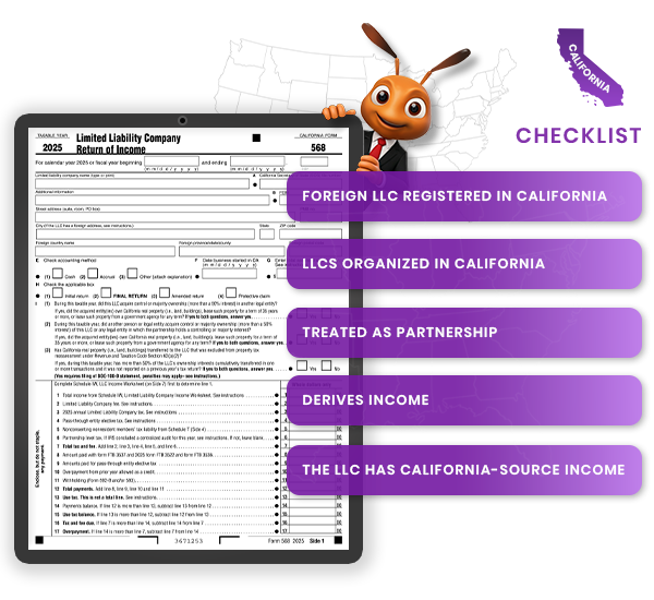 Eligibility Checklist — Does Your Partnership Need to File Form 568?