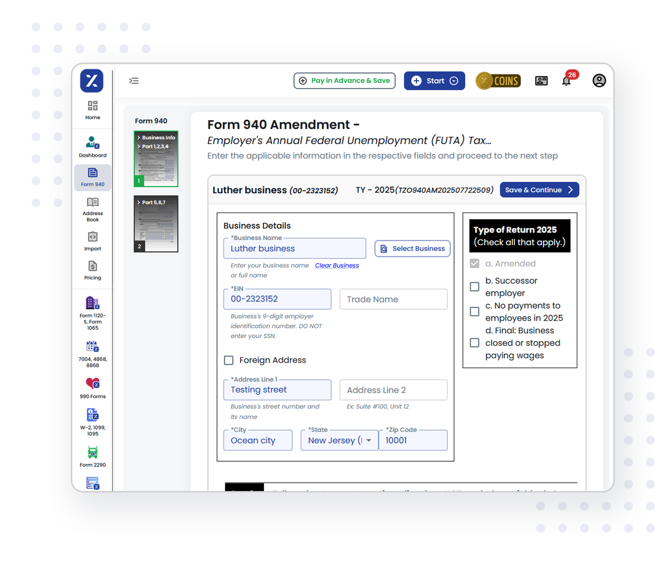 How to Amend a FUTA tax return in 3 simple steps?