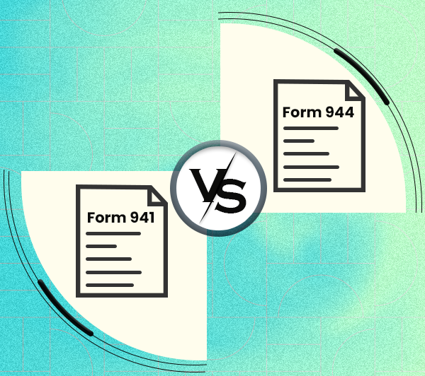 Form 941 Vs Form 944 