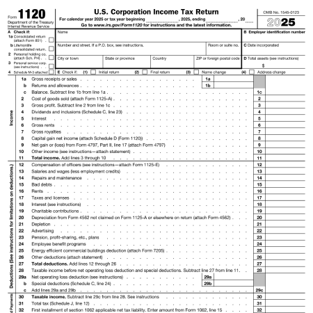 What is IRS Form 1120?