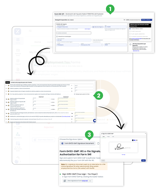 ¿Qué información requieres para completar tu Formulario 941 (sp)