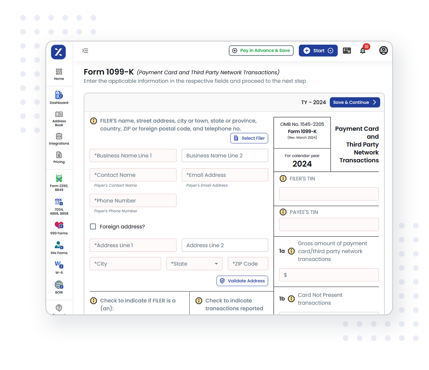 E-file your Form 1099-K effortlessly in just 3 simple steps