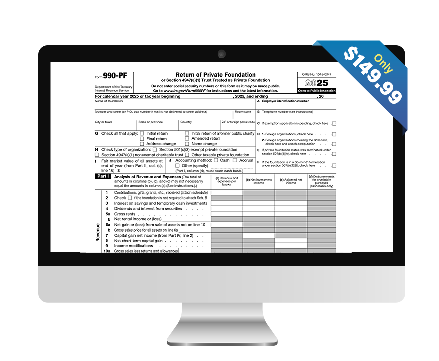 E-File Your Form 990-PF, Hassle-Free with TaxZerone