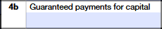 Schedule K-1 (Form 1065) Part III – Guaranteed Payments for Capital