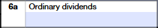 Schedule K-1 (Form 1065) Part III – Ordinary Dividends