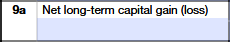 Schedule K-1 (Form 1065) Part III – Net Long-Term Capital Gain (Loss)
