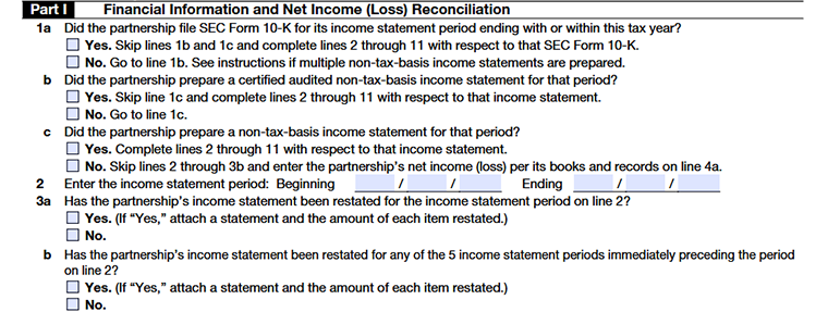 Section (Lines A–K) + Income Section (Lines 1a–8)
