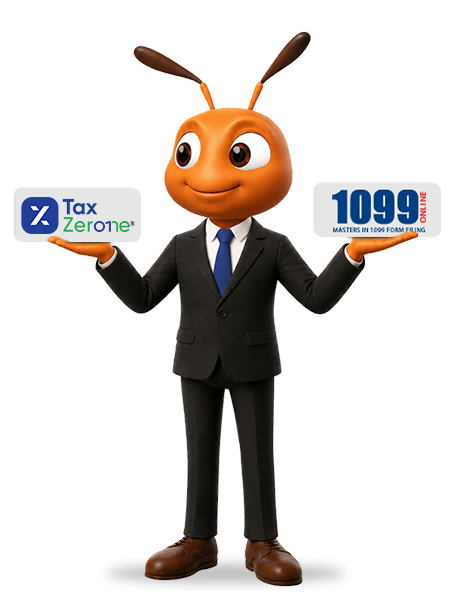 How do TaxZerone and 1099Online Compare