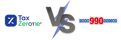 taxzerone vs form990 org