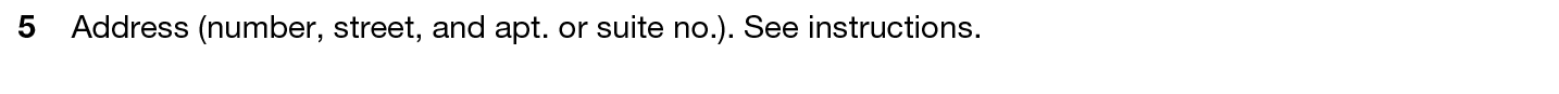 Form W-9-line-5-address